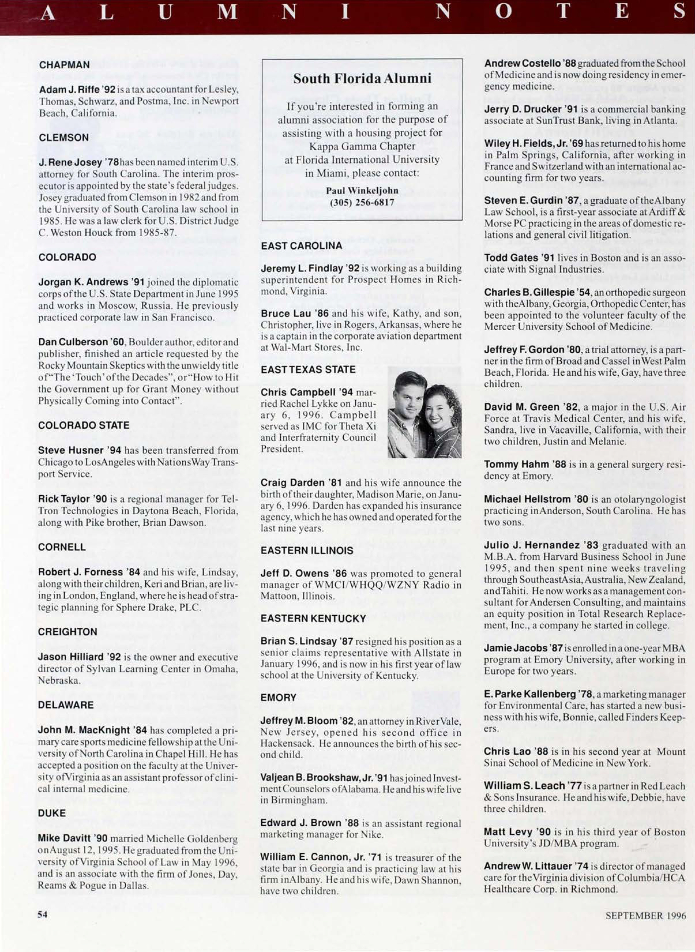 South Florida Alumni